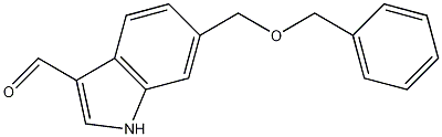 7-苄氧基吲哚-3-甲醛结构式