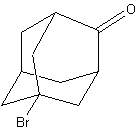 5-溴-2-金刚烷酮结构式