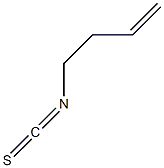 3-丁烯基异硫氰酸酯结构式