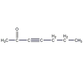 3-辛炔-2-酮结构式