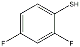 2,4-二氟苯硫酚结构式