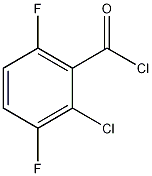 2-氯-3,6-二氟苯甲酰氯结构式
