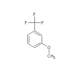 3-(三氟甲基)苯甲醚结构式