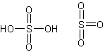 发烟硫酸结构式
