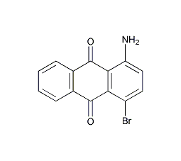1-氨基-4-溴蒽醌结构式