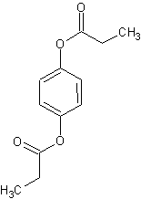 1,4-二丙酰氧基苯结构式