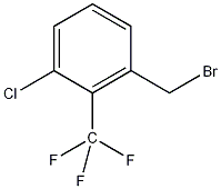 4-氯-3-(三氟甲基)苄基溴结构式