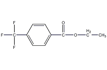 4-(三氟甲基)苯甲酸乙酯结构式