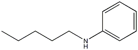 N-戊基苯胺结构式