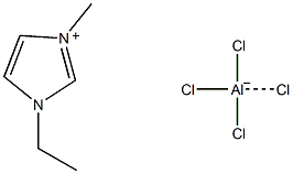 1-乙基-3-甲基咪唑鎓四氯铝酸结构式
