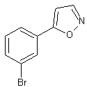 5-(3-溴苯基)异噁唑结构式