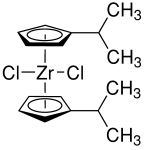 双(异丙基环戊二基)二氯化锆结构式