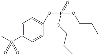 丙虫磷砜结构式