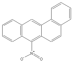 7-硝基苯[α]蒽(100μg/mL 甲苯溶液)结构式