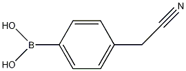 4-氰甲基苯硼酸结构式