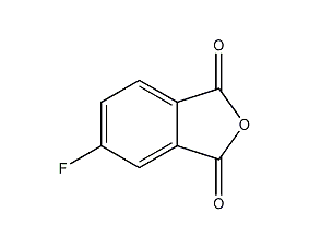 4-氟邻苯二甲酸酐结构式