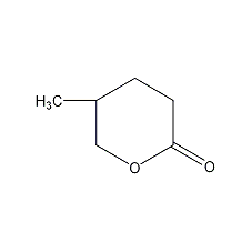 4-甲基-5-戊内酯结构式