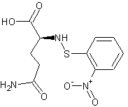 N-O-NPS-L-谷氨酰胺结构式