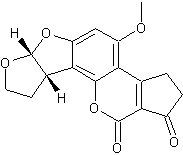 黄曲霉素 b2结构式