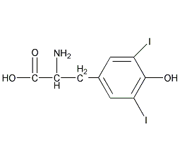 3,5-二碘酪氨酸结构式