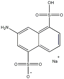 3-氨基-1,5-萘二硫酸钠结构式