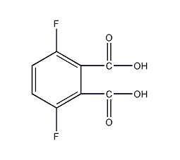 3,6-二氟邻苯二甲酸结构式
