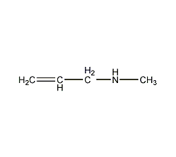 N-烯丙基甲胺结构式
