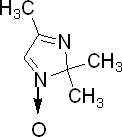2,2,4-三甲基-2H-咪唑 1-氧化物结构式