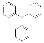 二苯基-4-吡啶基甲烷结构式