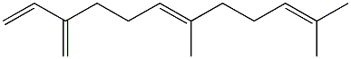 (E)-β-金合欢烯结构式
