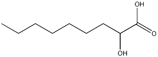 (±)-2-羟基壬酸结构式