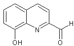 8-羟基喹啉-2-甲醛结构式