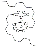 双(十二基环戊基)二氯化锆(IV)结构式