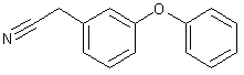 3-苯氧基苯乙腈结构式