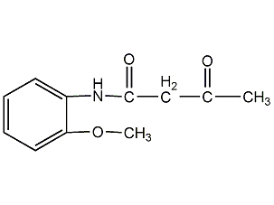 邻甲氧基乙酰乙酰苯胺结构式