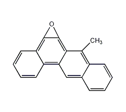 5,6-环氧-5,6-二氢-7-甲基-苯并蒽结构式