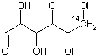 D-葡萄糖-6-14C结构式