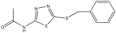 2-Acetylamino-5-benzylthio-1,3,4-thiadiazole