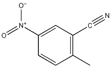 2-甲基-5-硝基苯甲腈结构式
