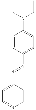 4-(4-二乙氨基苯基偶氮)吡啶结构式