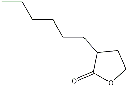 3-己基二氢-2(3H)-呋喃酮结构式