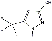 3-羟基-1-甲基-5-三氟甲基-1H-吡唑结构式