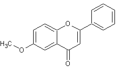 6-甲氧基黄酮结构式