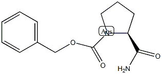 Z-脯氨酸-NH2结构式