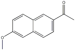 2-乙酰基-6-甲氧基萘结构式