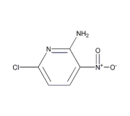 2-氨基-3-硝基-6-氯吡啶结构式