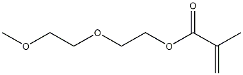 2-甲基-2-丙烯酸-2-(2-甲氧基乙氧基)乙酯结构式