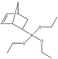 二环[2.2.1]-5-庚烯-2-基三乙氧基硅烷结构式