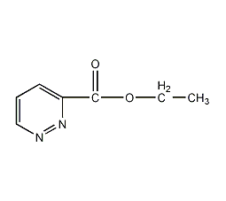 哒嗪-3-羧酸乙酯结构式