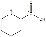 DL-哌啶羧酸-13C结构式